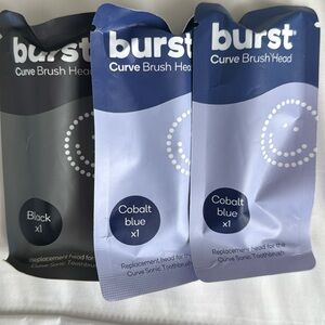 Burst Curve tooth brush replacement heads